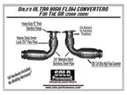 Solo Performance - Pontiac G8 GT/GXP Ultra High Flow Converters (2008-2009)