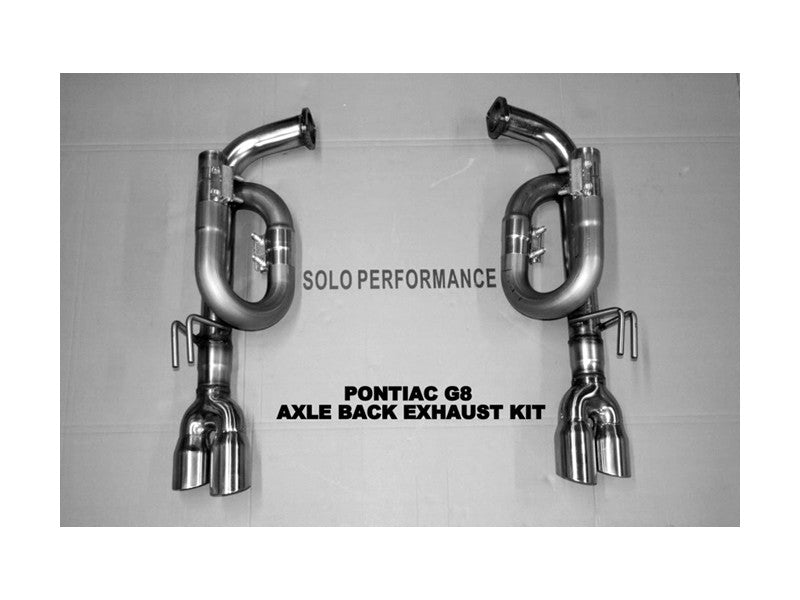 Solo Performance - Pontiac G8 GT/GXP Axle Back Exhaust Kit (2008-2009)