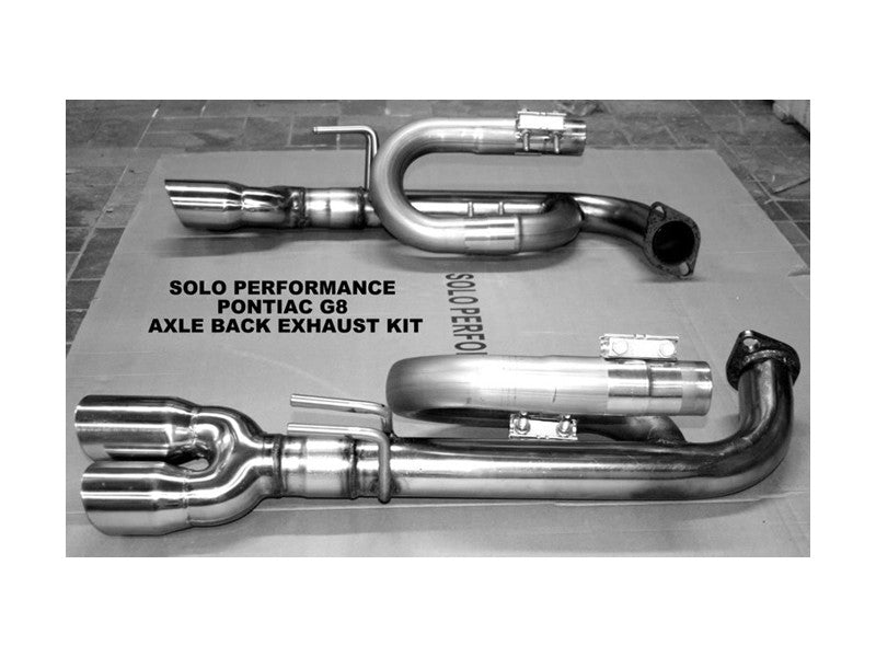 Solo Performance - Pontiac G8 GT/GXP Axle Back Exhaust Kit (2008-2009)