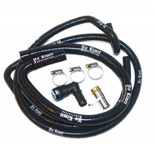 No Limit Fabrication - 6.7L Powerstroke Coolant Line Kit (2011-2026)