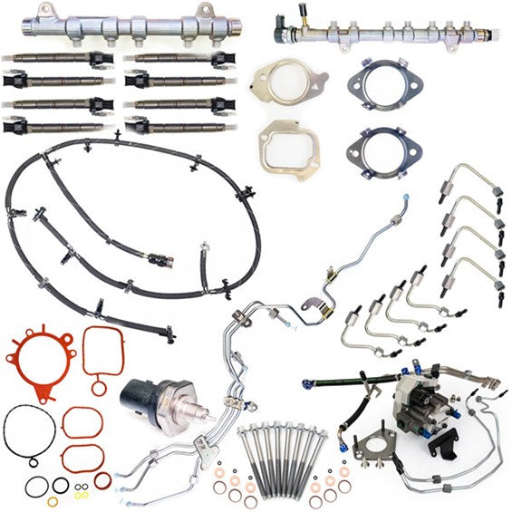 Thoroughbred Diesel - 6.7L Powerstroke Fuel System Contamination Kit w/DCR (2017-2019)