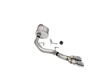 CORSA Performance - F-150 5.0L Regular Cab 6.5ft Bed Xtreme Cat-Back Front of Tire Exit Polished (2021-2026)