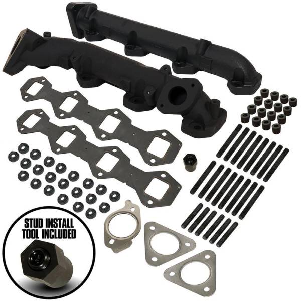 BD Diesel - 6.7L Powerstroke Exhaust Manifold Kit - 2015-2019 F250/F350 Pickup & 2017-2019 F350/F450/F550 Cab-Chassis