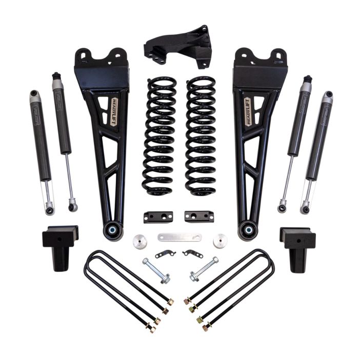 ReadyLIFT - Super Duty 4" Coil Spring Lift Kit w/Falcon Shocks & Radius Arms F250/350 (2017-2022)