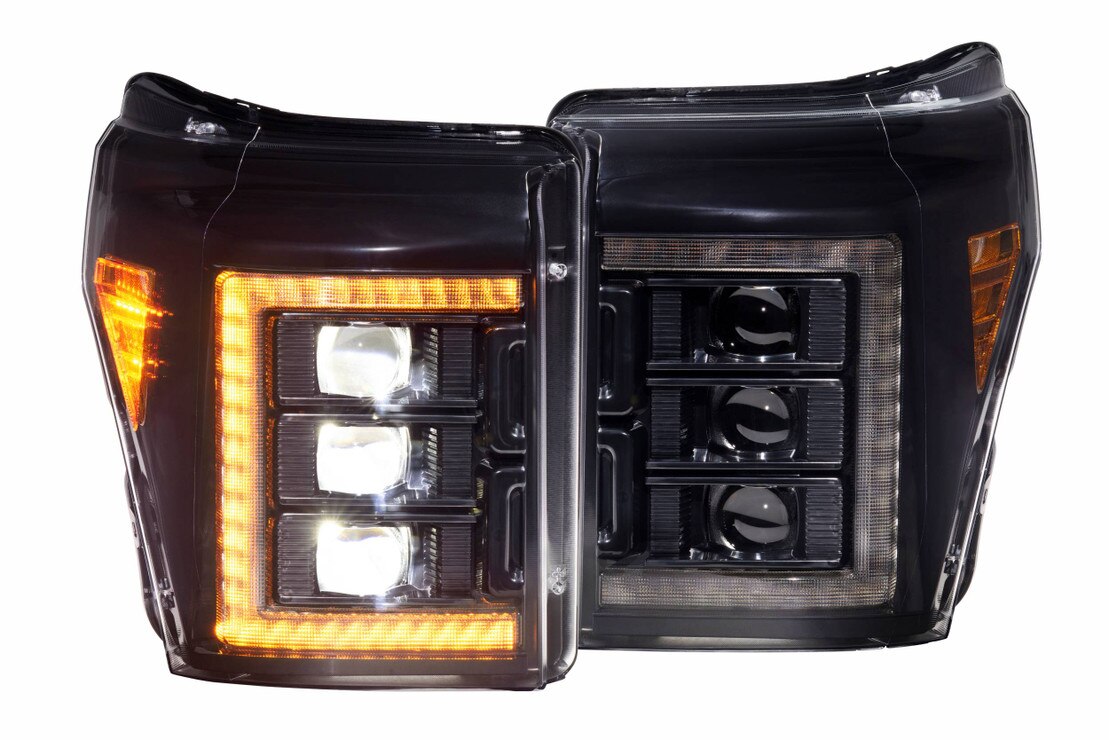 Morimoto - Super Duty (11-16) XB LED Headlights (Amber DRL)