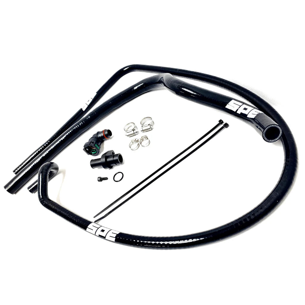 SPE Motorsport - 6.7L Powerstroke Coolant Hose Reroute Kit (2011-2026)