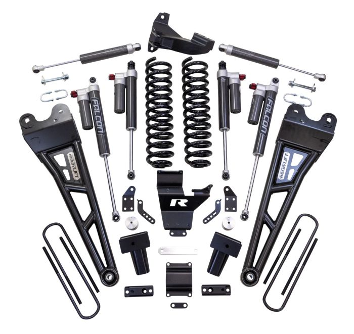 ReadyLIFT - Super Duty 4" Coil Spring Suspension System w/Falcon MAX3.3 Shocks & Radius Arms F250/350 (2017-2022)