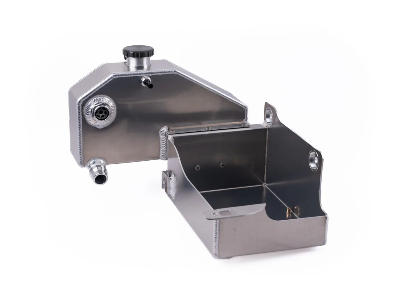 SPE Motorsport - 6.7L Powerstroke Primary Coolant Tank w/Integrated Battery Box (2011-2026)