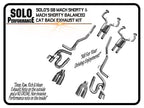 Solo Performance - Pontiac G8 GT/GXP Mach Shorty Cat Back Exhaust Kit (2008-2009)