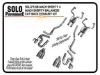 Solo Performance - Pontiac G8 GT/GXP Mach Shorty Balanced Cat Back Exhaust Kit (2008-2009)