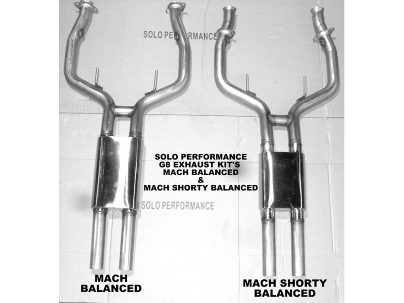 Solo Performance - Pontiac G8 GT/GXP Mach Balanced Cat Back Exhaust Kit (2008-2009)