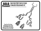 Solo Performance - Pontiac G8 GT/GXP Street Race 2 1/2" Cat Back Exhaust Kit (2008-2009)