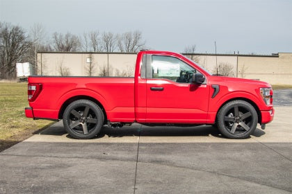 CORSA Performance - F-150 5.0L Regular Cab 6.5ft Bed Xtreme Cat-Back Front of Tire Exit Black (2021-2026)