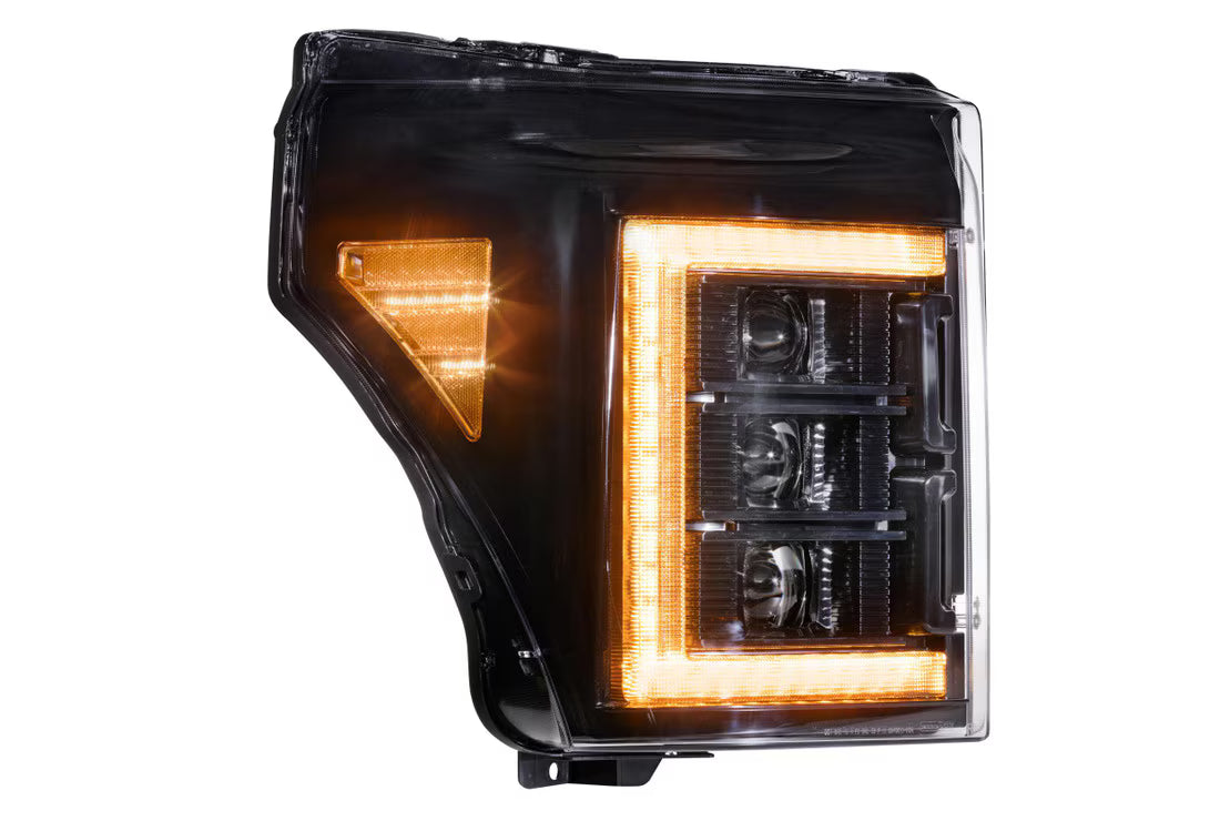 Morimoto - Super Duty (11-16) XB LED Headlights (Amber DRL)
