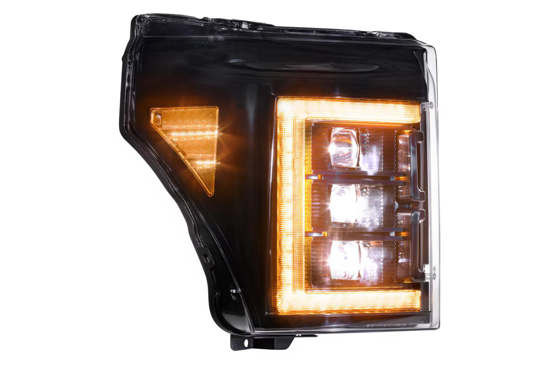 Morimoto - Super Duty (11-16) XB LED Headlights (Amber DRL)