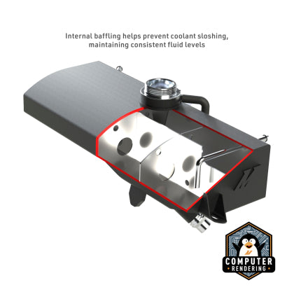 Mishimoto - F-150 Aluminum Expansion Tank - Micro-Wrinkle Black (2015+)