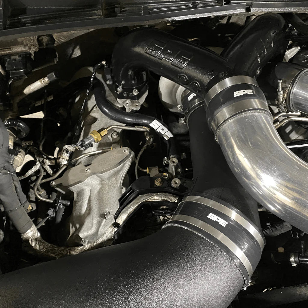 SPE Motorsport - 6.7L Powerstroke Coolant Hose Reroute Kit (2011-2026)