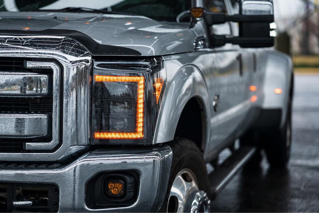 Morimoto - Super Duty (11-16) XB LED Headlights (Amber DRL)