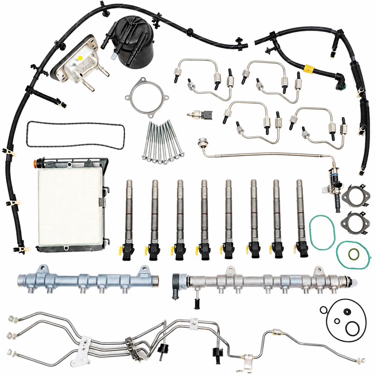 Thoroughbred Diesel - 6.7L Powerstroke Fuel System Contamination Kit w/o Pump (2023-2026)