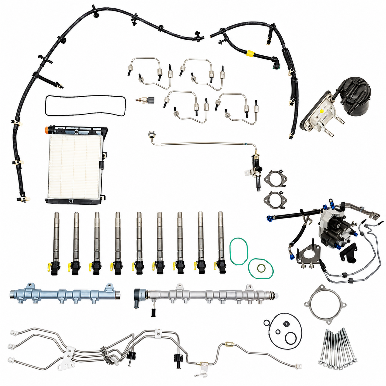 Thoroughbred Diesel - 6.7L Powerstroke Fuel System Contamination Kit wDCR (2023-2026)
