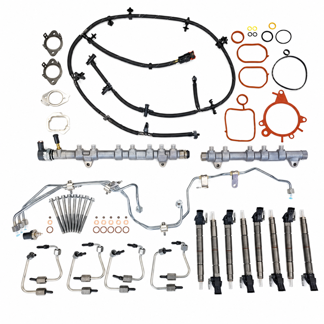 Thoroughbred Diesel - 6.7L Powerstroke Fuel System Contamination Kit w/o Pump (2017-2019)
