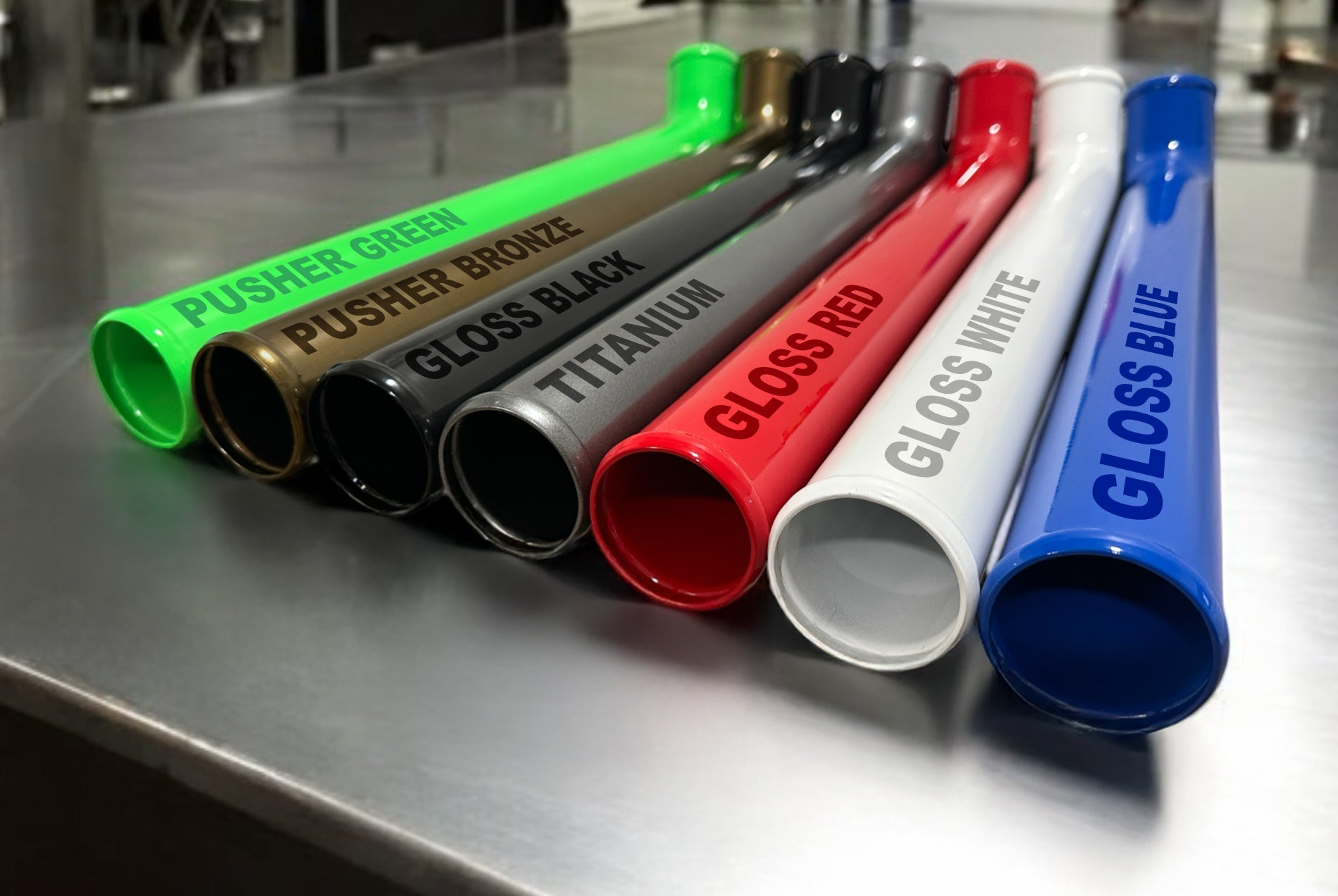 Pusher Intakes - 6.7L Powerstroke 3" Cold Side Charge Tube w/Throttle Valve Adapter (2017+)