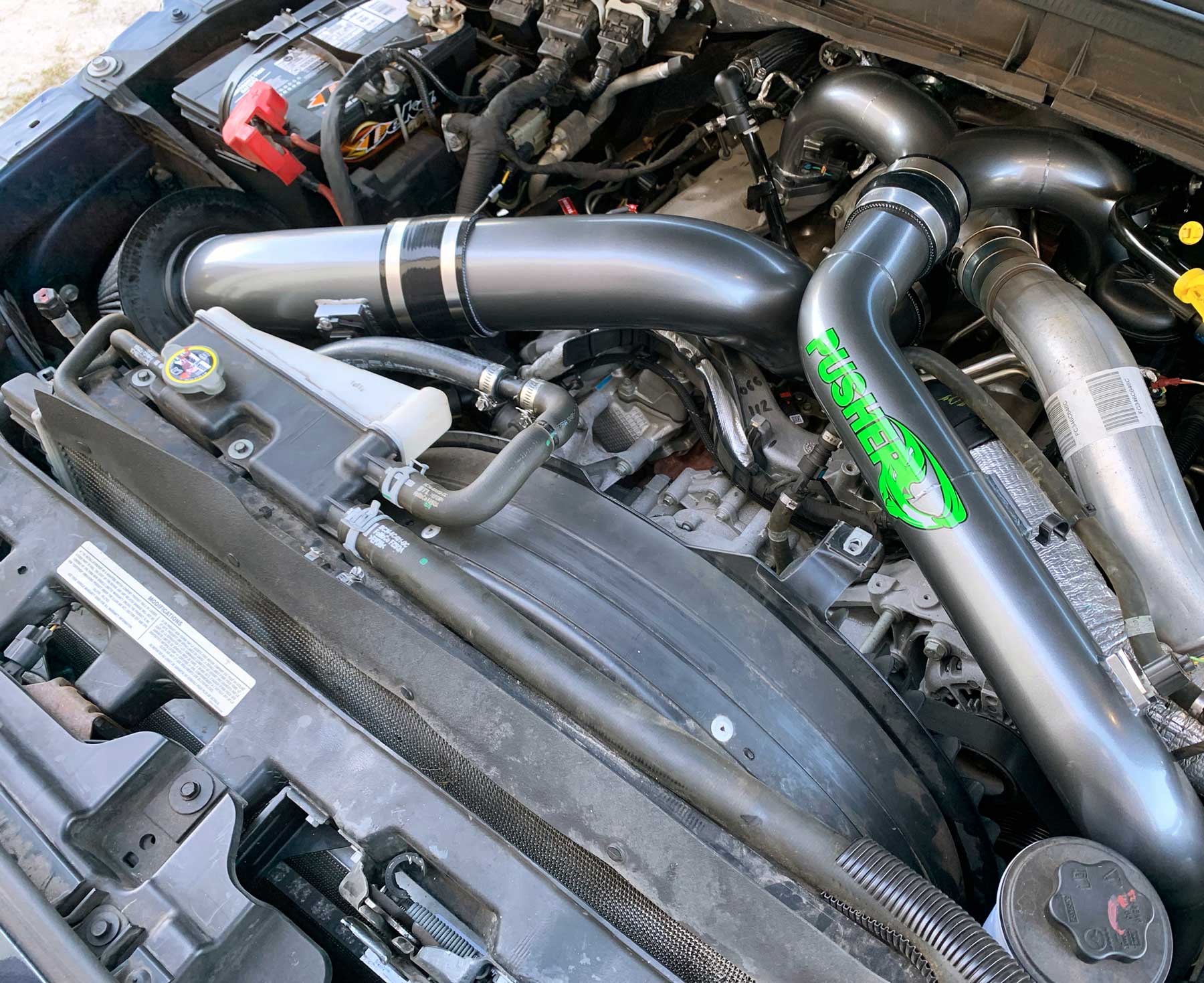 Pusher Intakes - 6.7L Powerstroke Full Piping Kit (2011-2014)