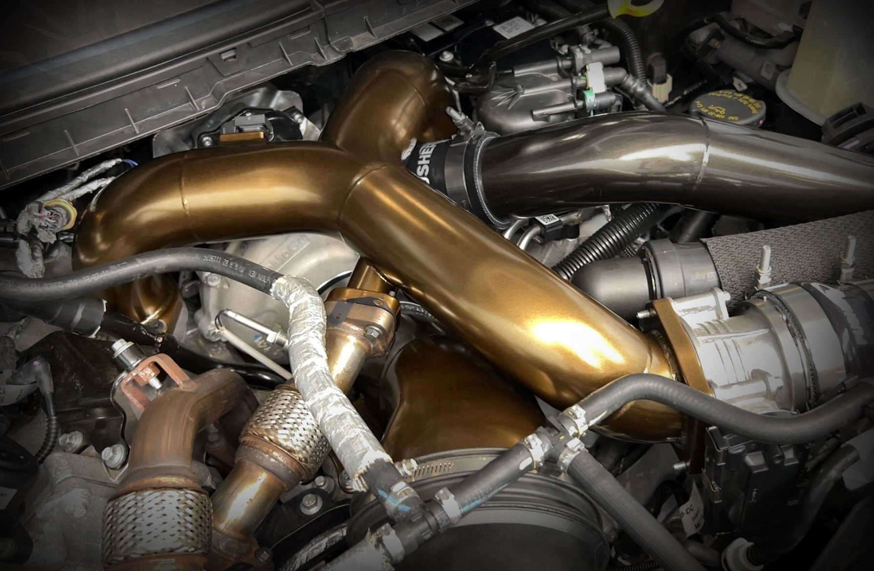 Pusher Powerflow Intake Manifold / Turbo Inlet Package for 2015-19 Ford 6.7L Powerstroke Equipped Trucks