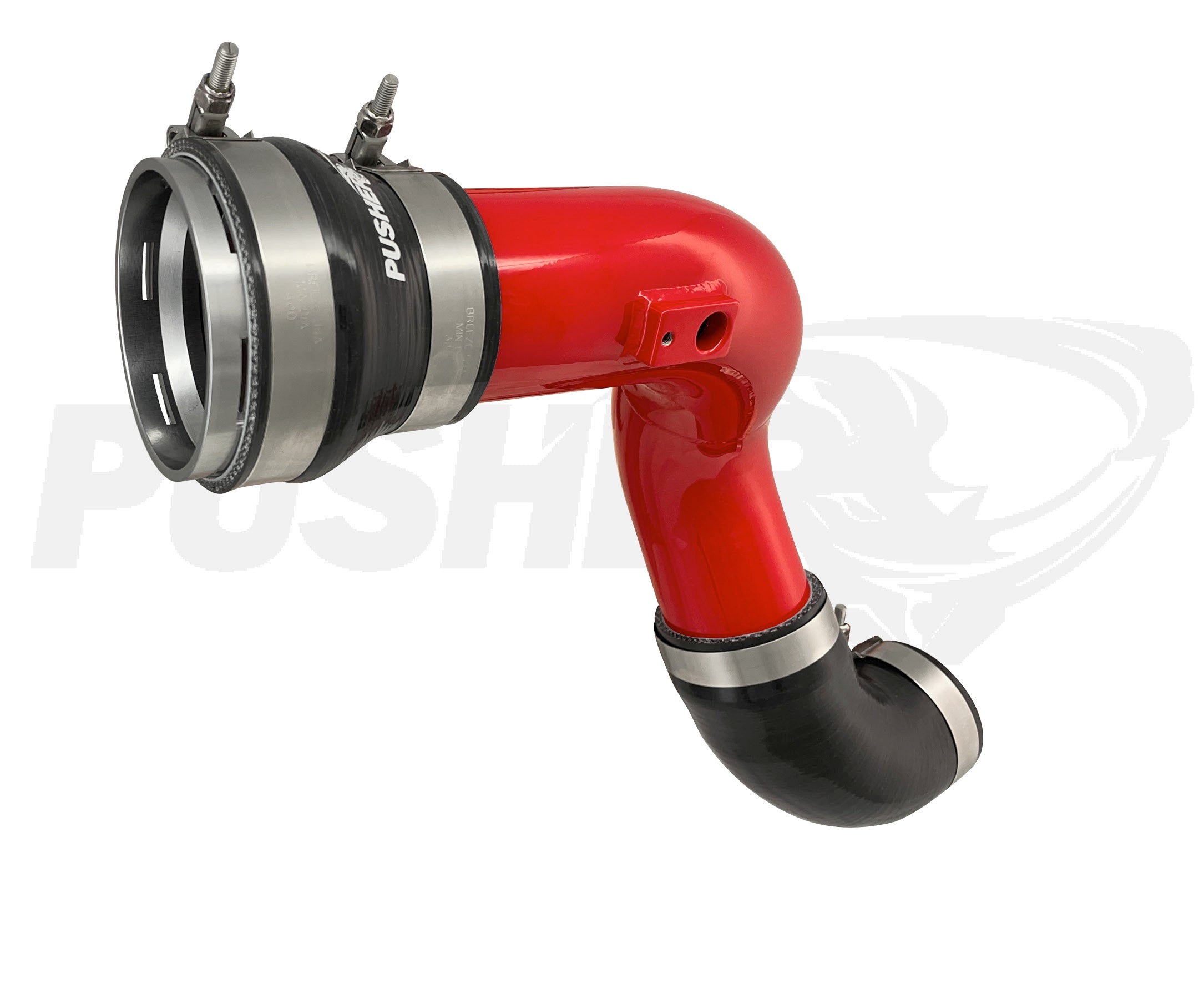 Pusher Intakes - 6.7L Powerstroke 3" Cold Side Charge Tube w/Throttle Valve Adapter (2017+)
