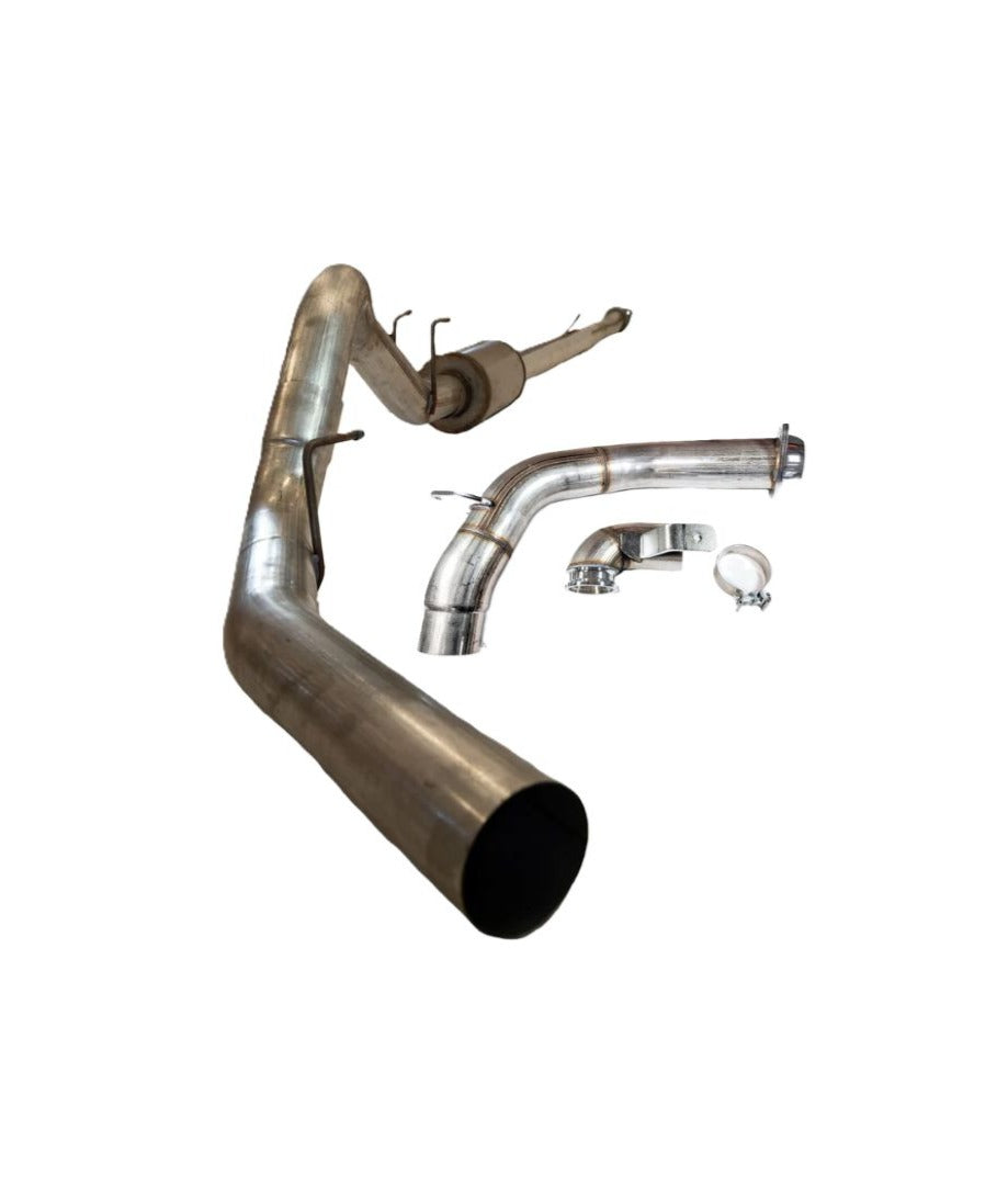 DIESELR Corp - 6.7L Powerstroke 4" Exhaust w/Muffler & Downpipe (2023-2026)
