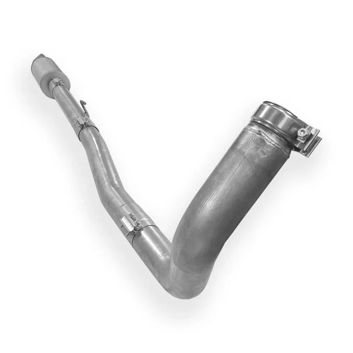 DIESELR Corp - 6.7L Powerstroke 4" Delete Pipe w/Muffler & Downpipe (2023-2026)
