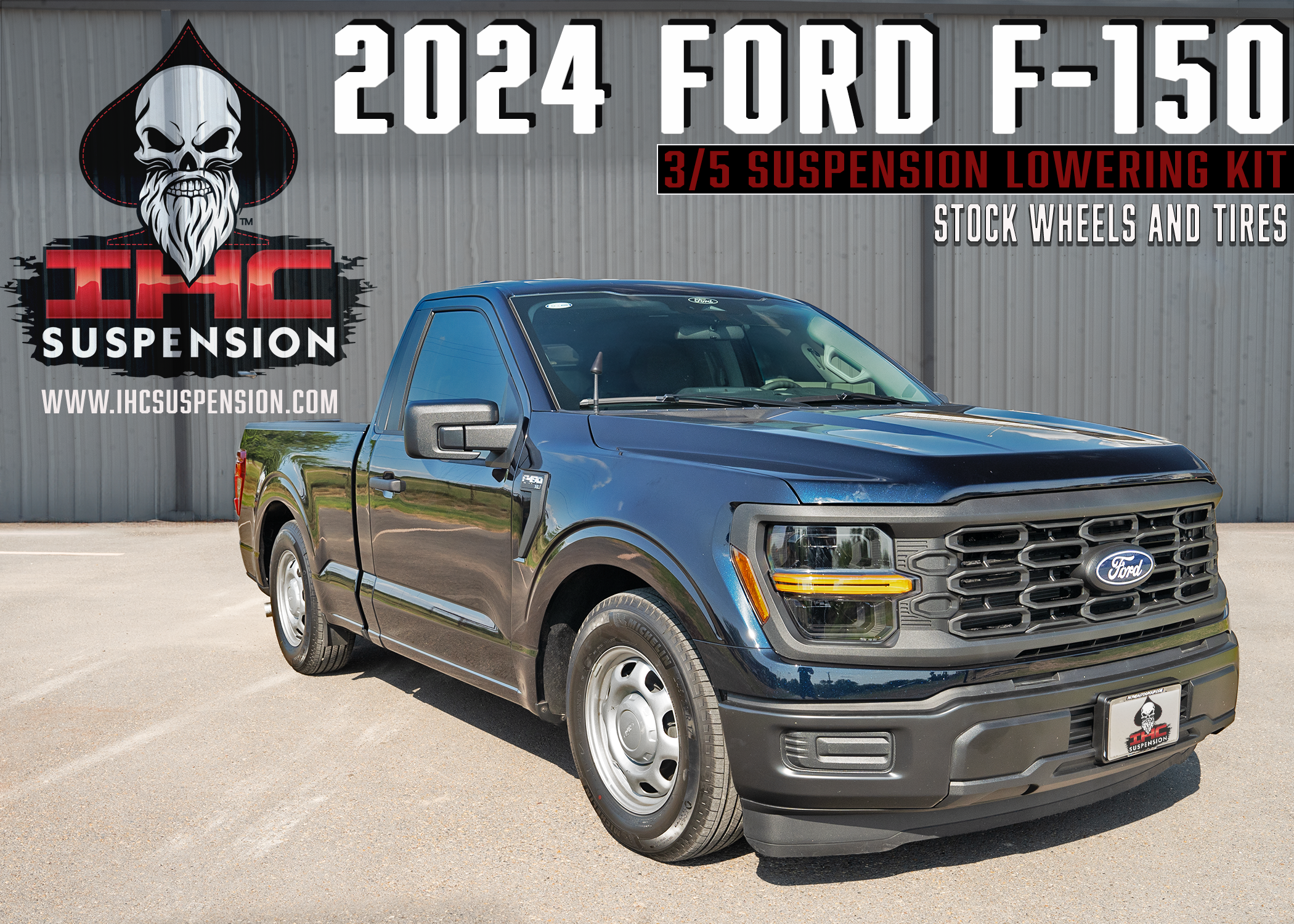 IHC Suspension - 2021-2026 F-150 2WD Single Cab 3/5 Lowering Kit