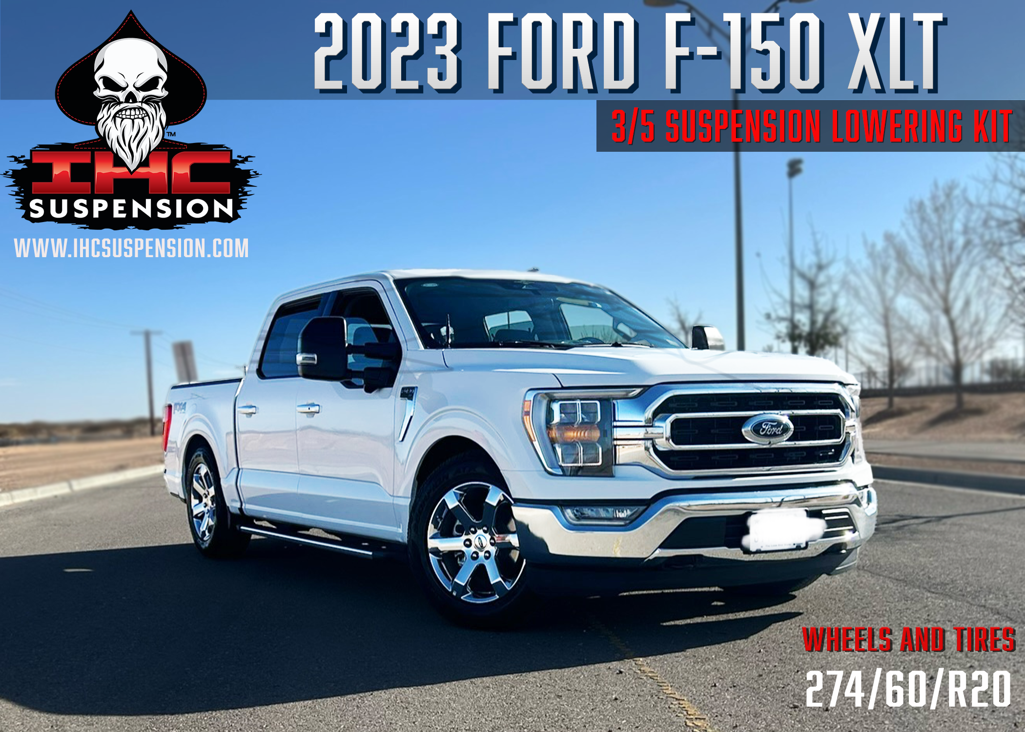 IHC Suspension - 2021-2026 F-150 4WD Extended/Crew Cab 3/5 Lowering Kit