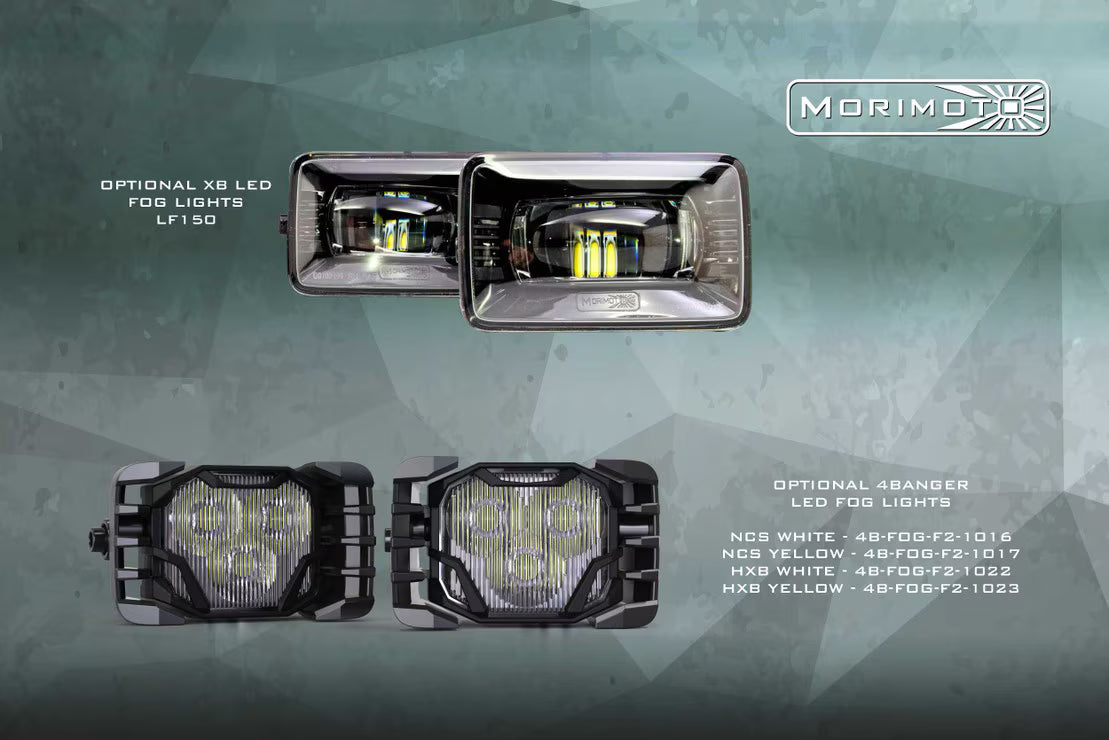 Morimoto - Ford F-150 (15-17) XB LED Headlights - White DRL (Halogen Truck)
