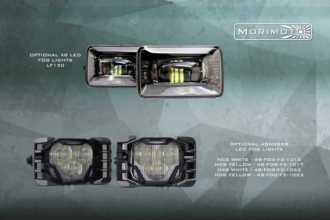 Morimoto - F-150 (18-20) XB LED Headlights - Amber DRL (Halogen Truck)