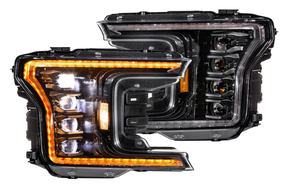 Morimoto - F-150 (18-20) XB LED Headlights - Amber DRL (Halogen Truck)