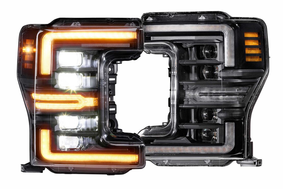 Morimoto - Ford Super Duty (17-19) - XB LED Headlights - Amber DRL (Halogen Truck)