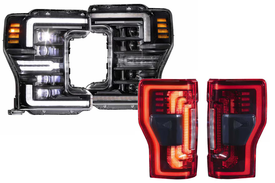 Morimoto Super Duty (17-19) Headlight & Tail Light Combo (Halogen Truck)