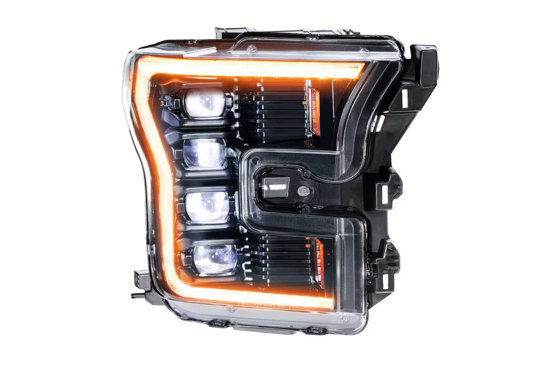Morimoto - Ford F-150 (15-17) XB LED Headlights - Amber DRL (Halogen Truck)