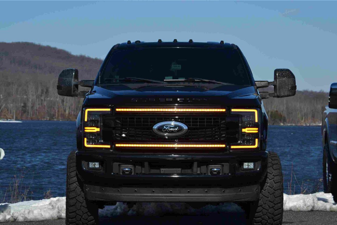 Morimoto - Ford Super Duty (17-19) - XB LED Headlights - Amber DRL (Halogen Truck)